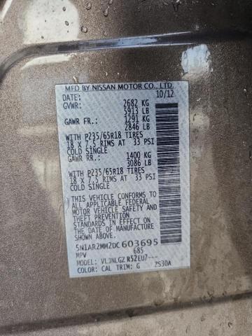 2013 NISSAN PATHFINDER #3291766267