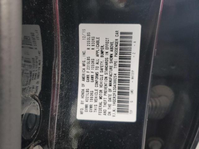 2016 HONDA ACCORD SPO #3302700030