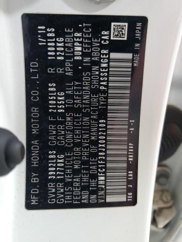 2018 HONDA CIVIC EX #3301986484