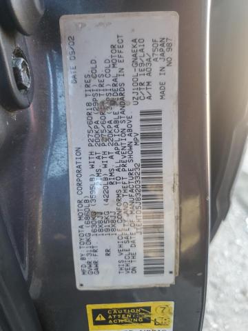 2003 TOYOTA LAND CRUIS #3293454414