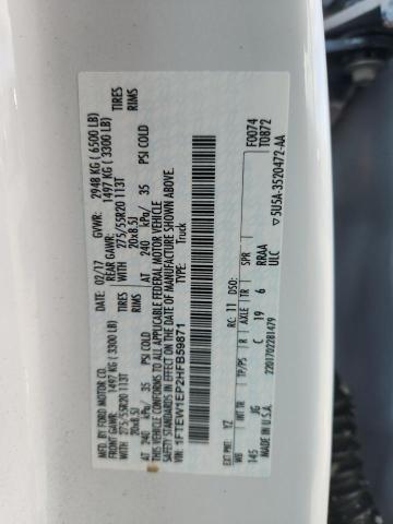 2017 FORD F150 SUPER #3292426588