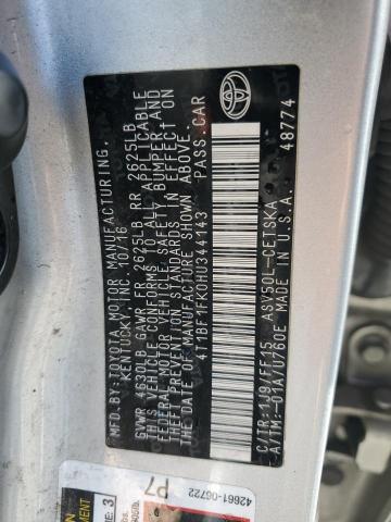 2017 TOYOTA CAMRY LE #3292459730