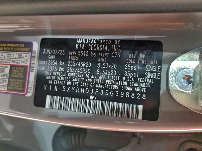 2025 KIA SORENTO EX #3316951150