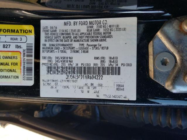 2017 LINCOLN MKZ SELECT #3302650027