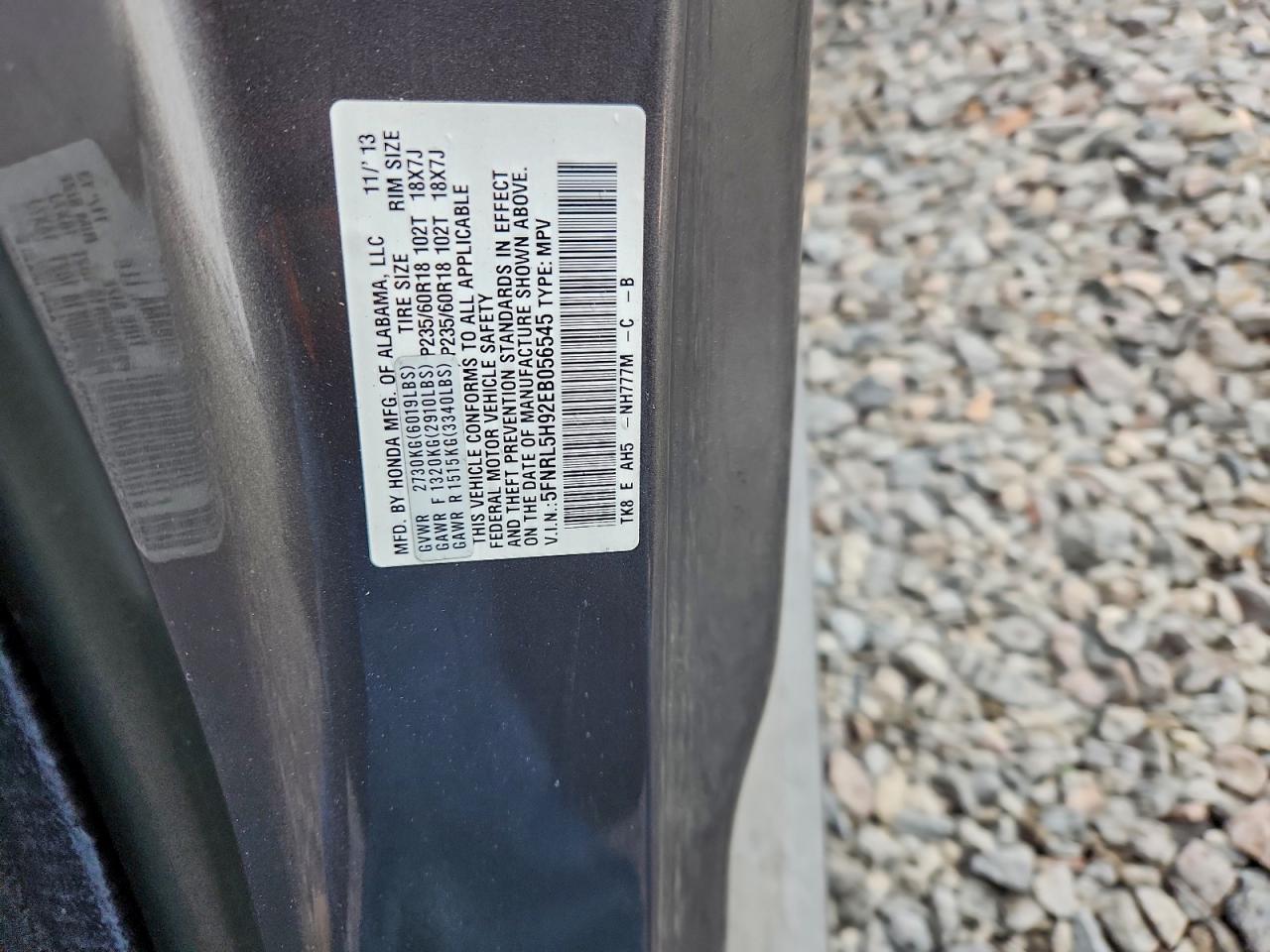 HONDA ODYSSEY TOURING