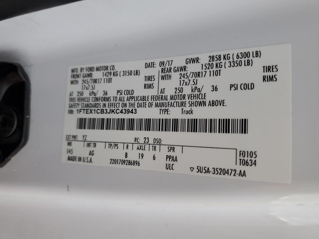 FORD F-150 SUPER CAB