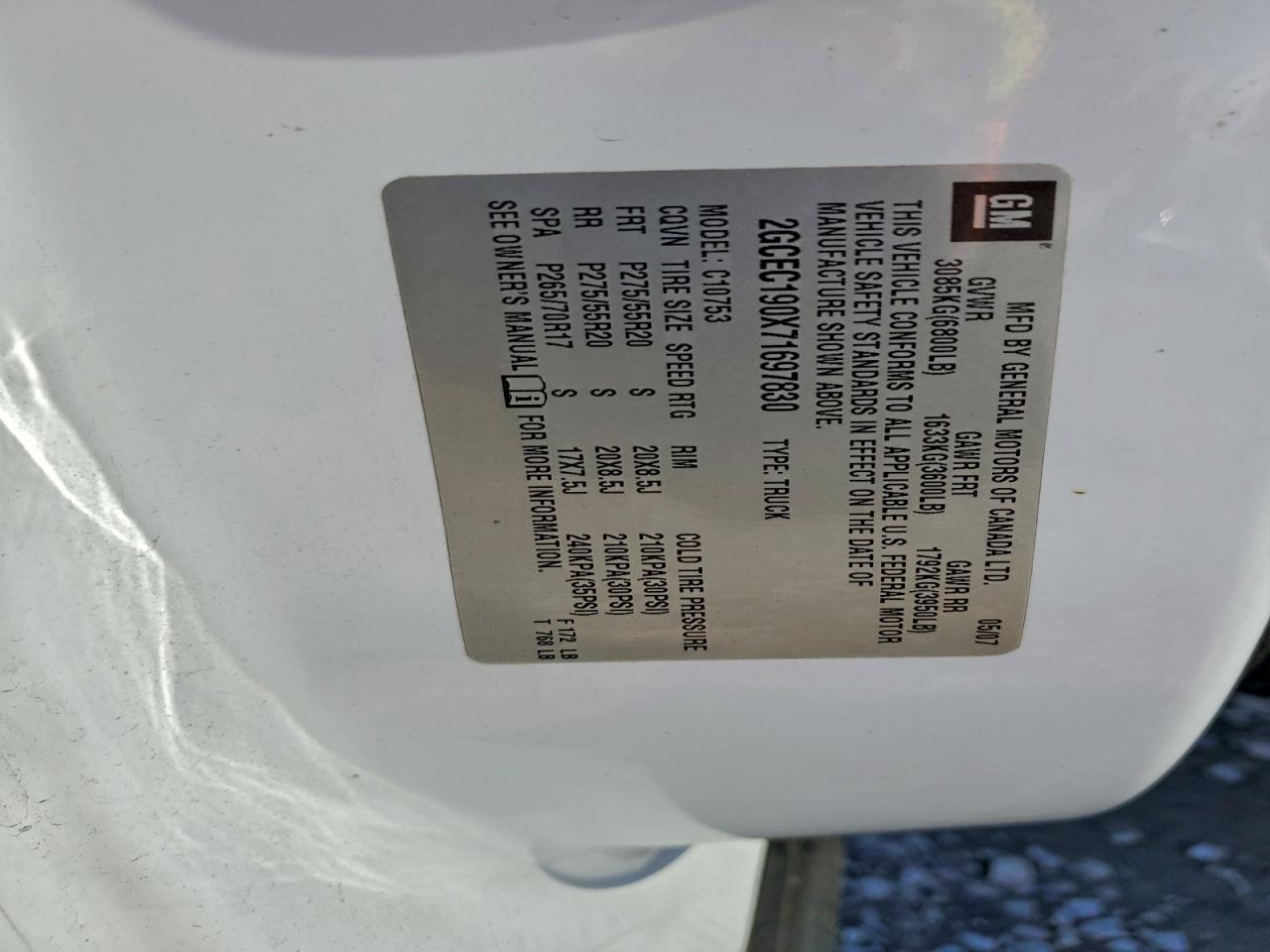 Lot #3302916079 2007 CHEVROLET SILVERADO