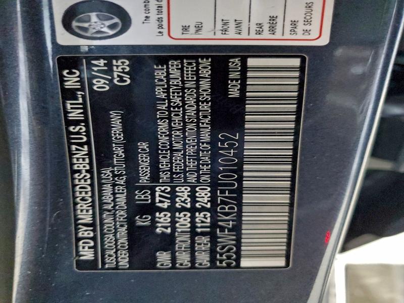 2015 MERCEDES-BENZ C 300 4MAT #3302732005
