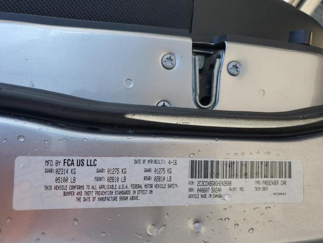 2016 DODGE CHARGER SE #3290285255