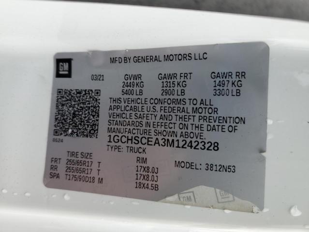 2021 CHEVROLET COLORADO L #3303962704