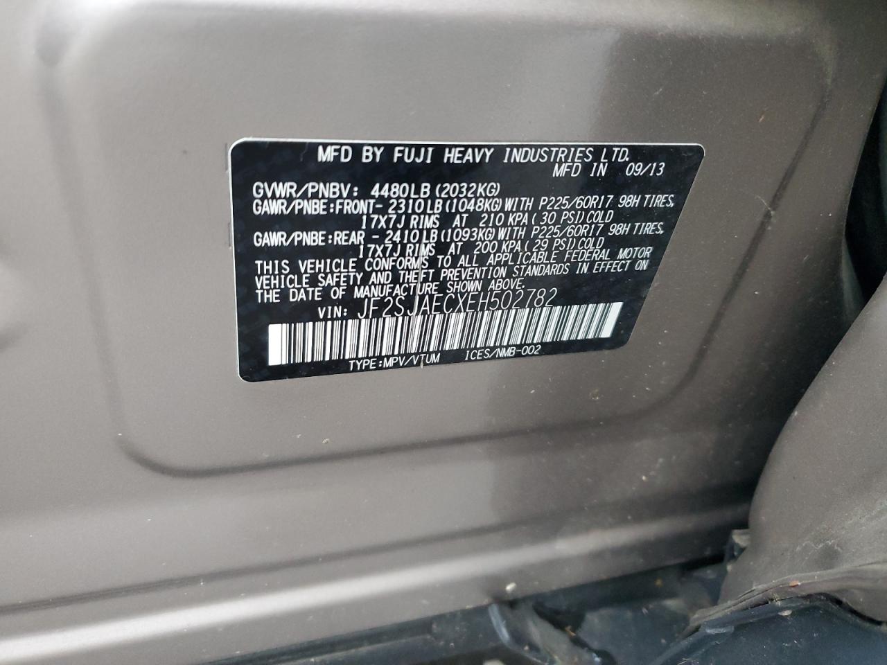 SUBARU FORESTER 2.5I PREMIUM