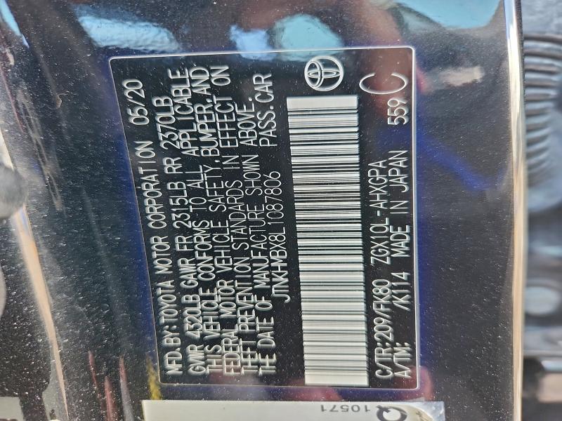 2020 TOYOTA C-HR XLE #3309592610