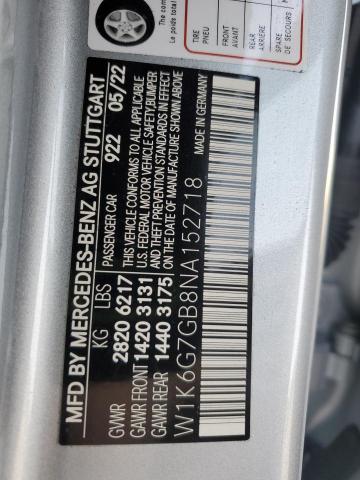 2022 MERCEDES-BENZ S 580 4MAT #3296086844