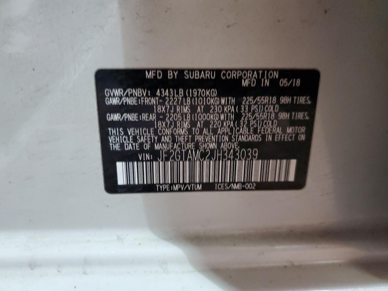 SUBARU CROSSTREK LIMITED