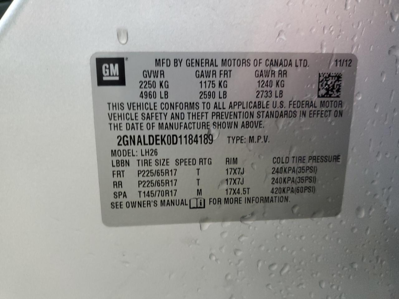 CHEVROLET EQUINOX LT