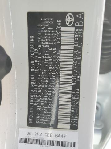 2019 TOYOTA COROLLA L #3302831929