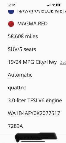 2019 AUDI SQ5 PREMIU #3282207864