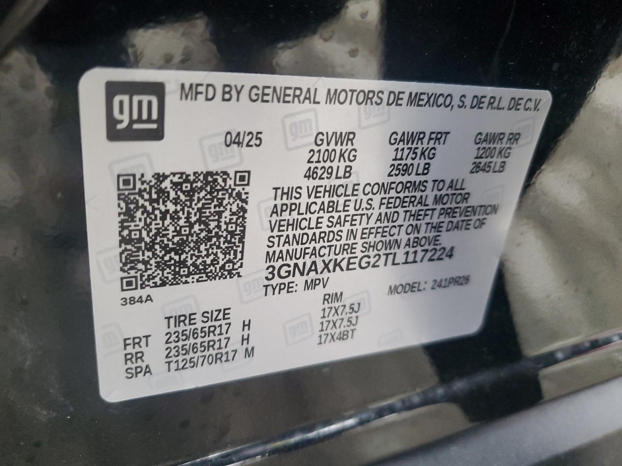 CHEVROLET EQUINOX ACTIV