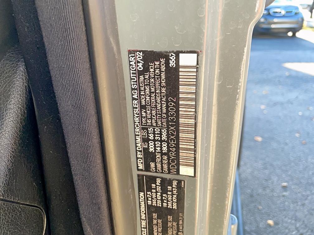 2002 MERCEDES-BENZ G 500 #3285584276