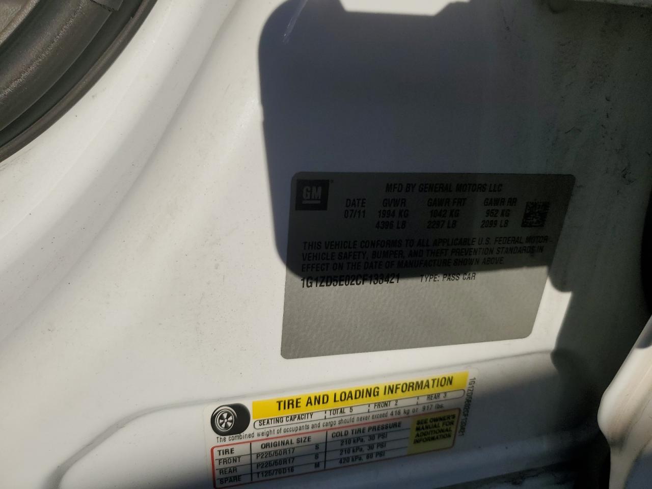 CHEVROLET MALIBU 2LT