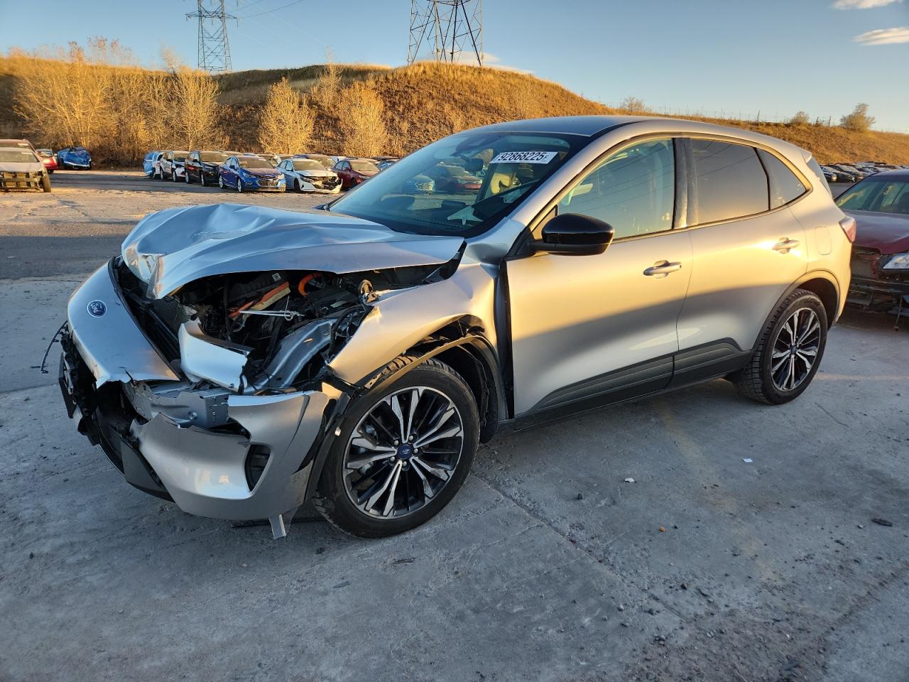 Lot #3302152153 2021 FORD ESCAPE SE