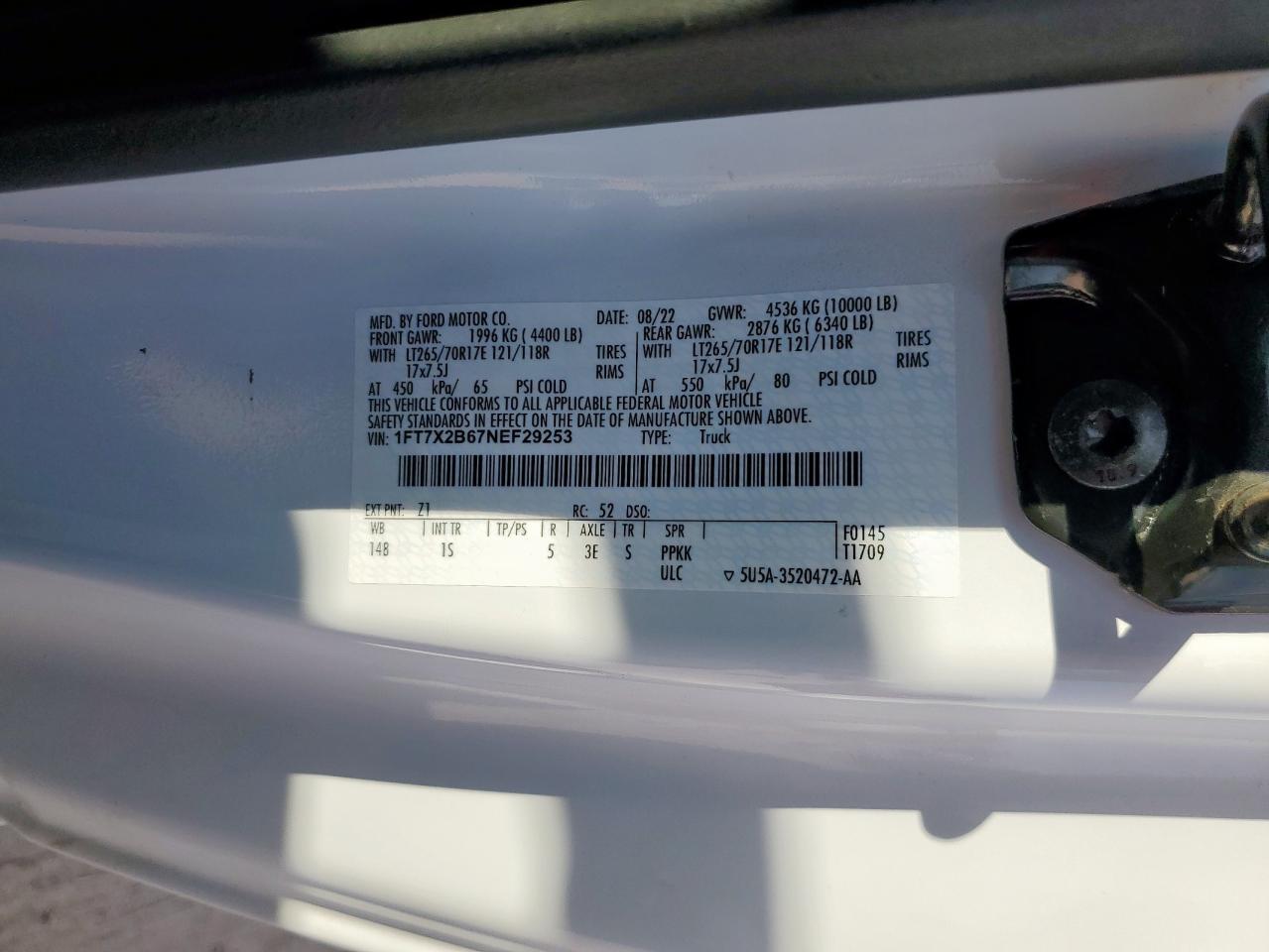 FORD F-250 SUPER DUTY