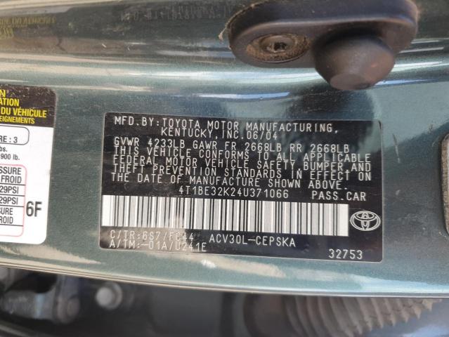 2004 TOYOTA CAMRY LE #3292370284