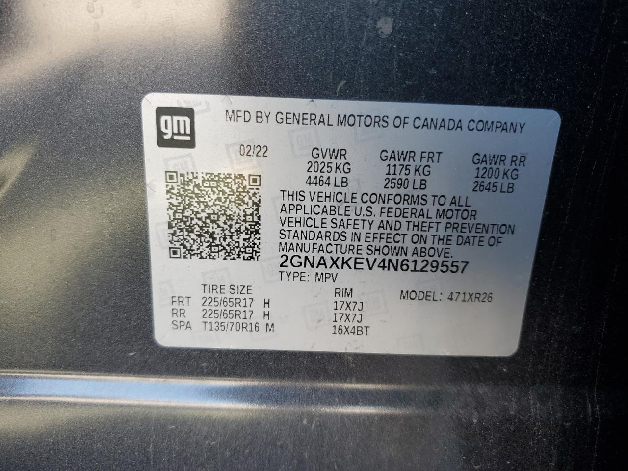 CHEVROLET EQUINOX LT