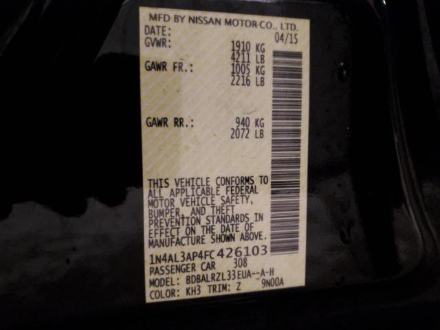 2015 NISSAN ALTIMA 2.5 #3301844382