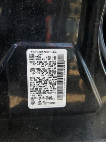 2007 NISSAN MURANO SL #3311444352