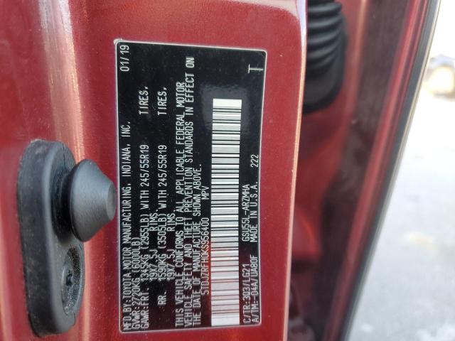 2019 TOYOTA HIGHLANDER #3310452319