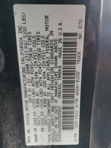 2008 TOYOTA TACOMA #3285665681