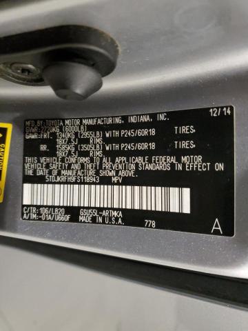 2015 TOYOTA HIGHLANDER #3287622026