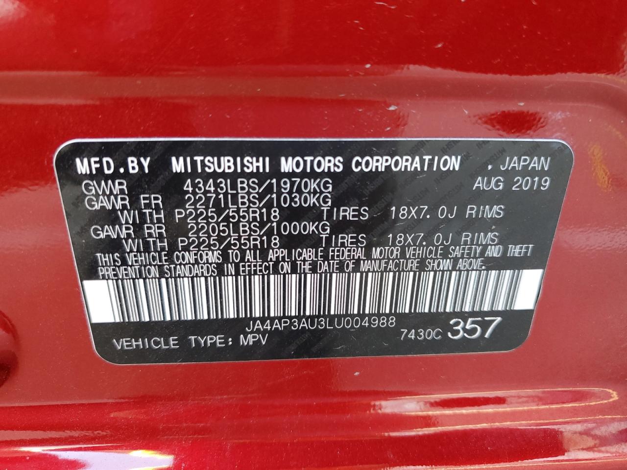 MITSUBISHI OUTLANDER ES