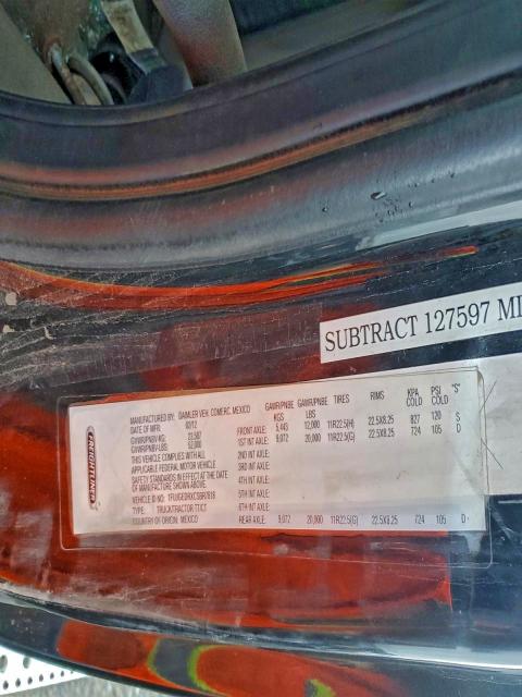 2012 FREIGHTLINER CASCADIA #3296359148