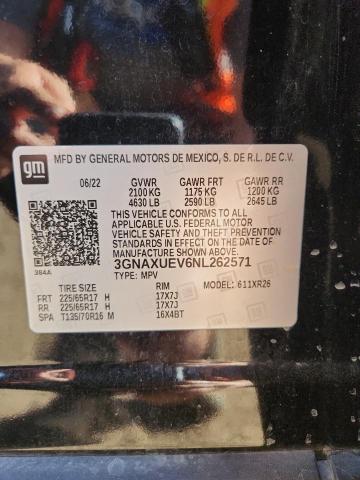 2022 CHEVROLET EQUINOX LT #3290268200