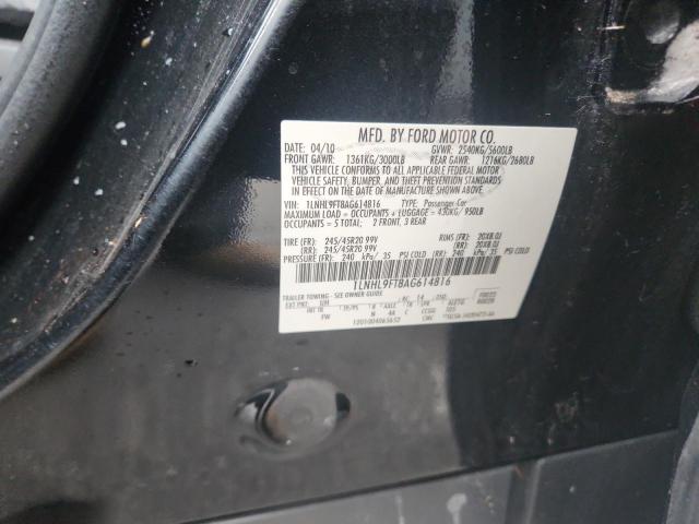 2010 LINCOLN MKS - 1LNHL9FT8AG614816