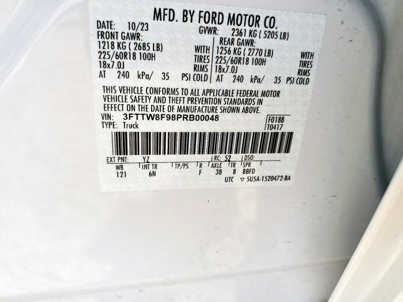 2023 FORD MAVERICK X #3281388000