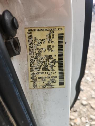 2007 NISSAN FRONTIER K #3292577866