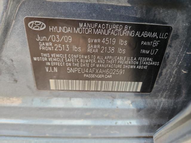 2010 HYUNDAI SONATA SE #3284779549