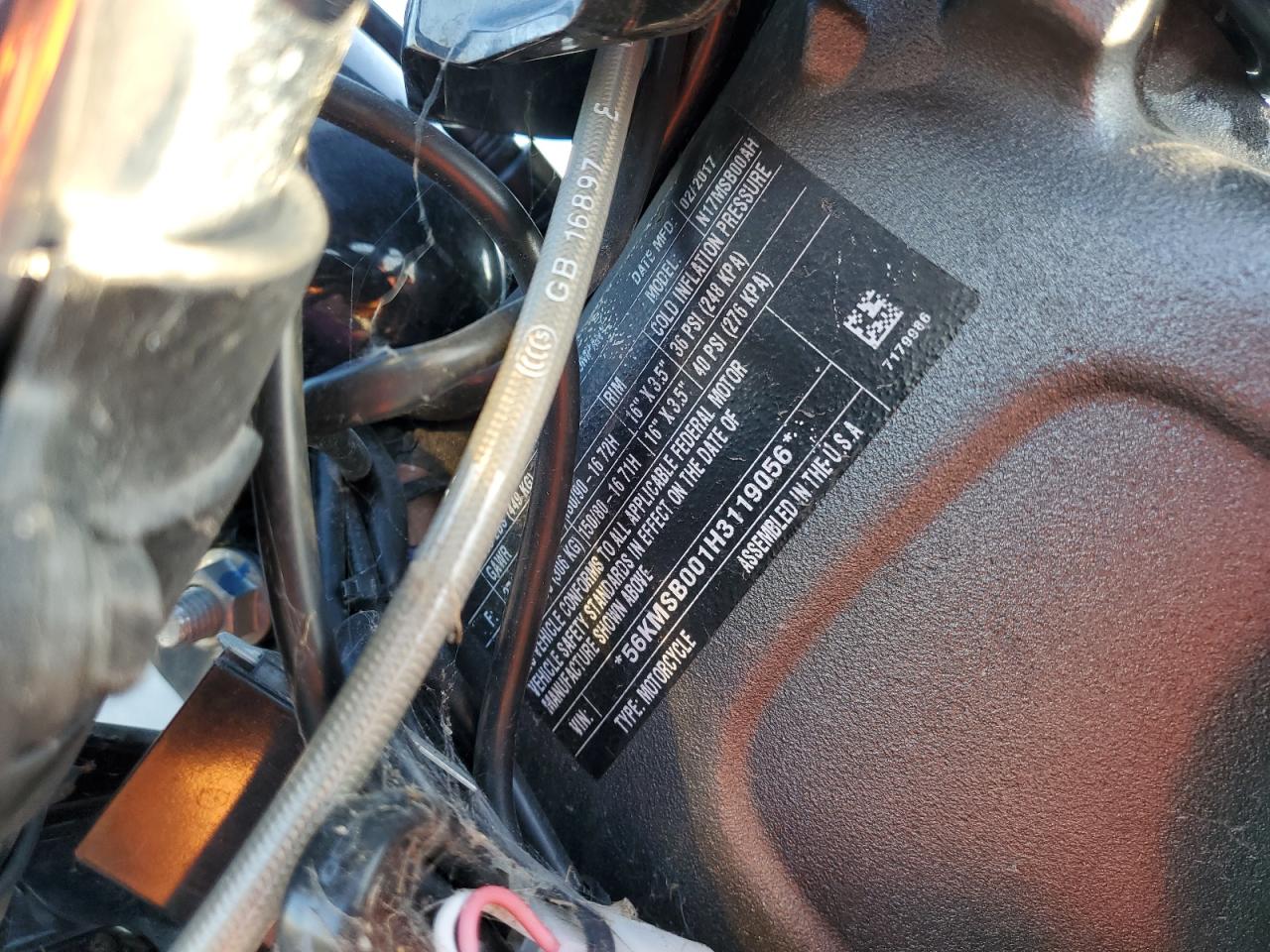 Lot #3309608563 2017 INDIAN MOTORCYCLE CO. SCOUT