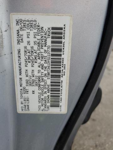 2000 TOYOTA TUNDRA ACC #3284123611