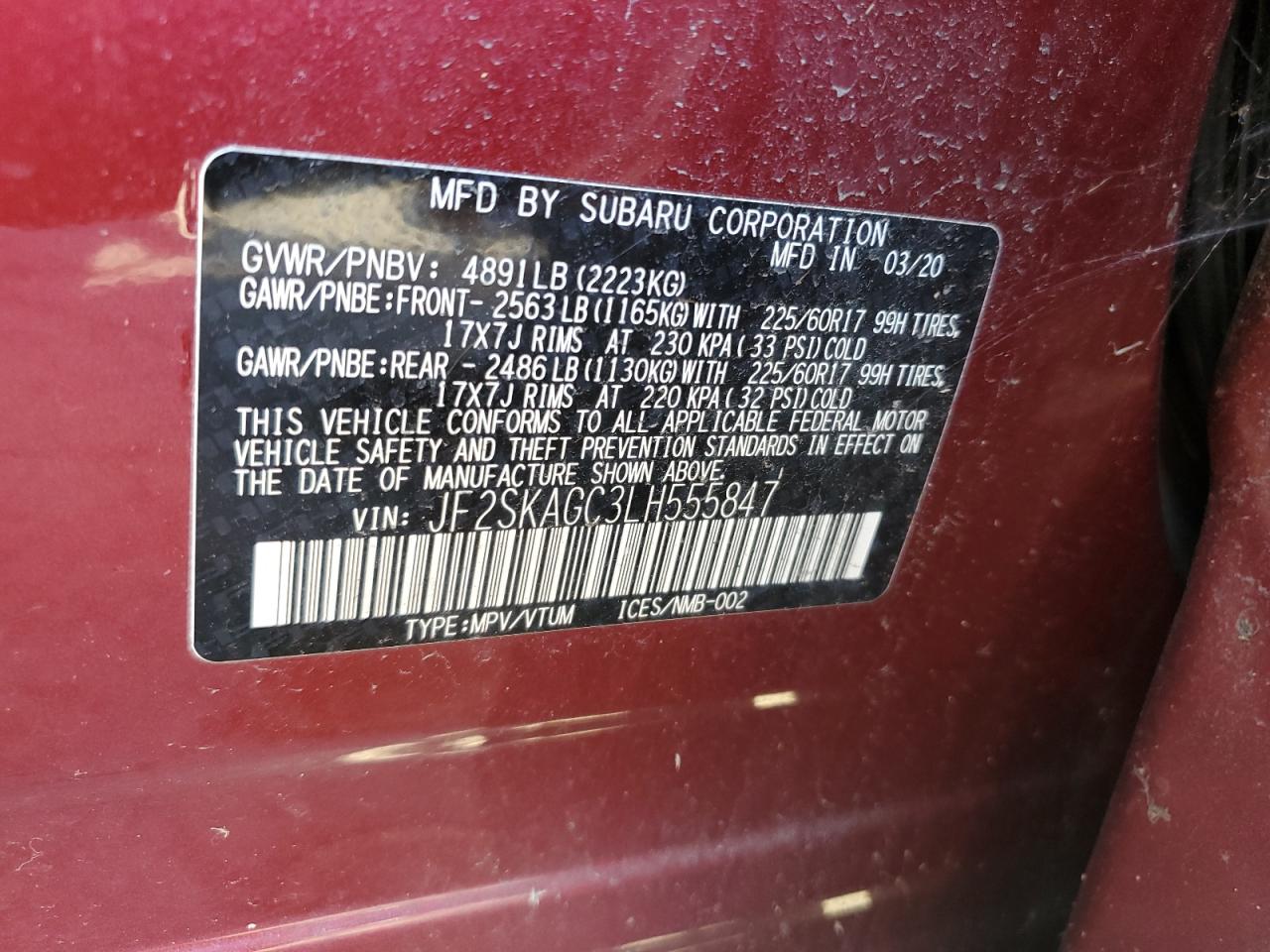 SUBARU FORESTER PREMIUM