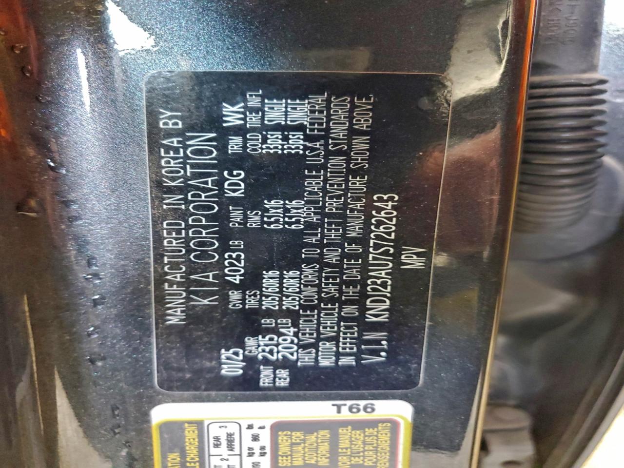 Lot #3301795341 2025 KIA SOUL LX