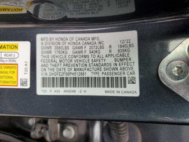 2023 HONDA CIVIC SPOR #3303729419