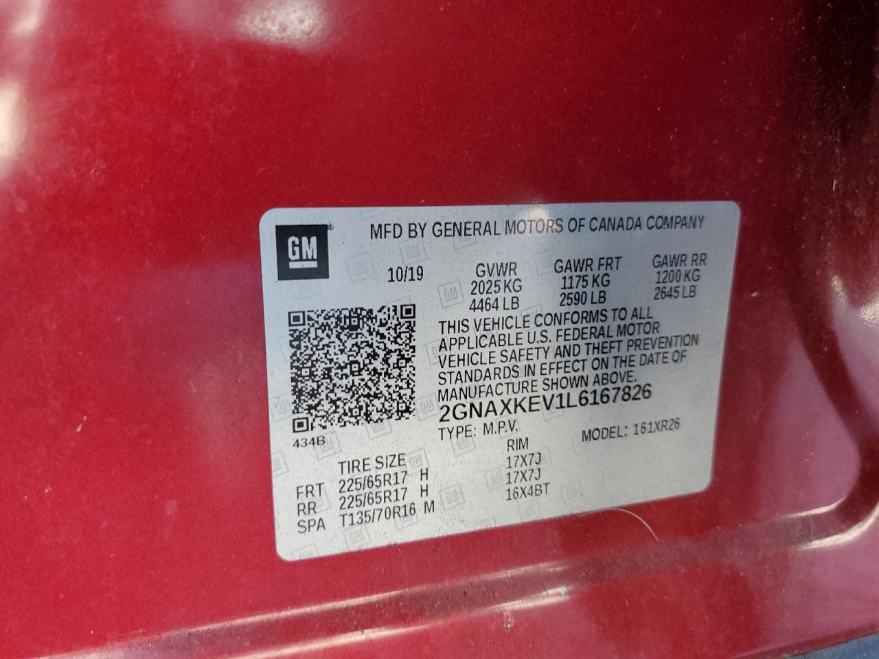 CHEVROLET EQUINOX LT