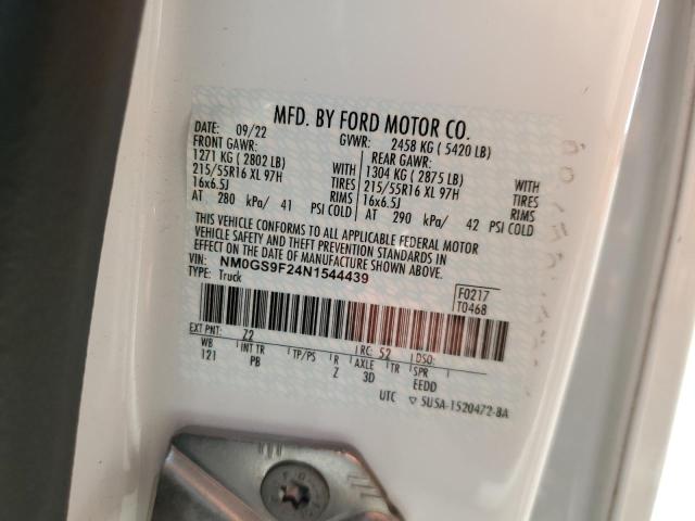 2022 FORD TRANSIT CO #3304549436