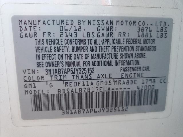 2018 NISSAN SENTRA S #3301768333