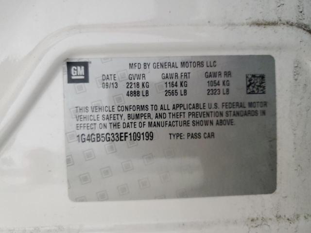 2014 BUICK LACROSSE - 1G4GB5G33EF109199