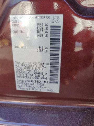 2024 NISSAN ALTIMA SV #3293937832